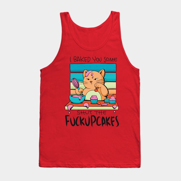 Cat's Bakery Tank Top by Hamster Design